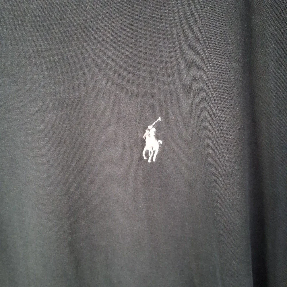 Polo Ralph Lauren Mens 5XB Black Quarter Zip Pullover Long Sleeve Pony Logo